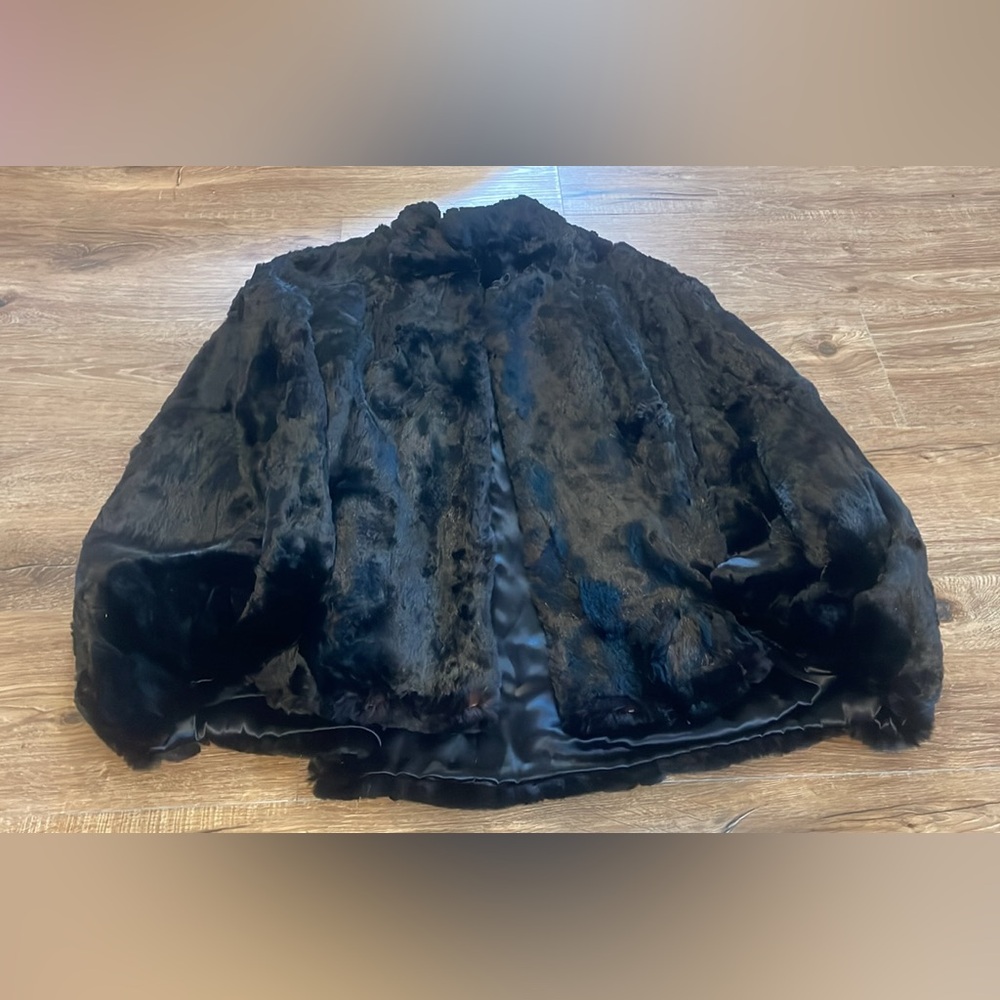 REAL fur cape